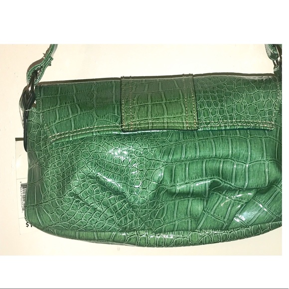 George Green Snake Print Handbag 👜 - Picture 6 of 7